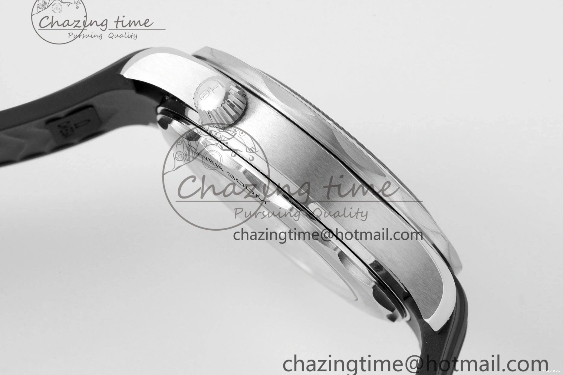 0314 Seamaster Diver 300M ZF 1:1 Best Edition Black Ceramic Black Dial on Black Rubber Strap A EasyMatch 7821